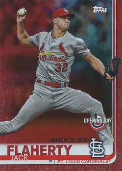 2019 Topps Opening Day - Red #139 Jack Flaherty Front