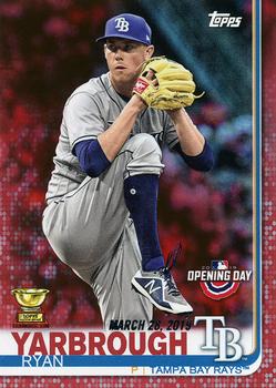 2019 Topps Opening Day - Red #141 Ryan Yarbrough Front