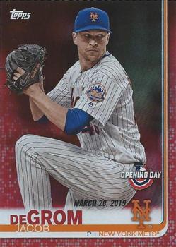 2019 Topps Opening Day - Red #150 Jacob deGrom Front