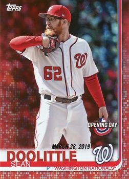 2019 Topps Opening Day - Red #154 Sean Doolittle Front