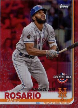 2019 Topps Opening Day - Red #173 Amed Rosario Front