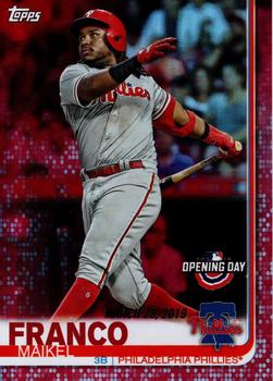 2019 Topps Opening Day - Red #184 Maikel Franco Front