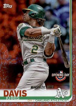 2019 Topps Opening Day - Red #185 Khris Davis Front