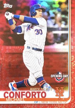 2019 Topps Opening Day - Red #189 Michael Conforto Front