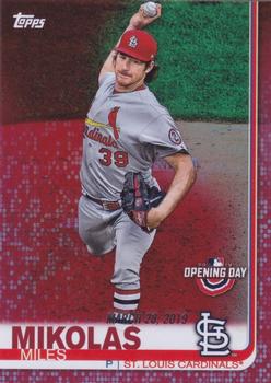 2019 Topps Opening Day - Red #190 Miles Mikolas Front