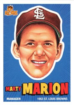 2003 1953 St. Louis Browns 50th Anniversary Set #40 Marty Marion Front
