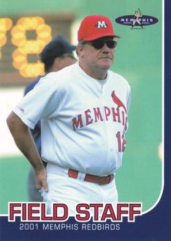 2001 Post Memphis Redbirds #NNO Field Staff Front