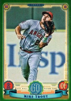 2019 Topps Gypsy Queen - Green #1 Mike Trout Front