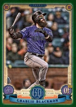 2019 Topps Gypsy Queen - Green #11 Charlie Blackmon Front