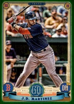 2019 Topps Gypsy Queen - Green #122 J.D. Martinez Front