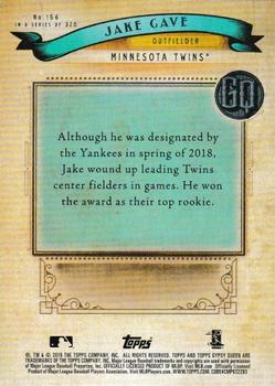 2019 Topps Gypsy Queen - Green #156 Jake Cave Back