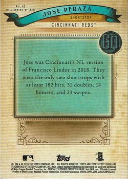 2019 Topps Gypsy Queen - Missing Nameplate #12 Jose Peraza Back