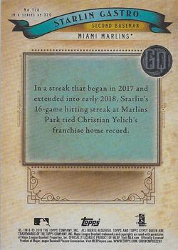 2019 Topps Gypsy Queen - Missing Nameplate #118 Starlin Castro Back
