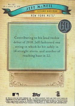 2019 Topps Gypsy Queen - Missing Nameplate #257 Jeff McNeil Back