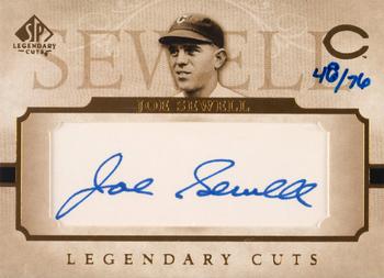 2005 SP Legendary Cuts - Autograph Cuts #LC-JS Joe Sewell Front