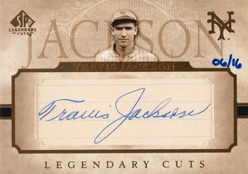 2005 SP Legendary Cuts - Autograph Cuts #LC-TJ Travis Jackson Front