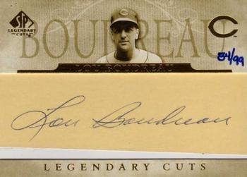 2005 SP Legendary Cuts - Autograph Cuts #LC-LB Lou Boudreau Front
