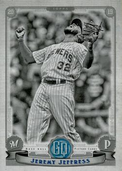 2019 Topps Gypsy Queen - Black & White #194 Jeremy Jeffress Front