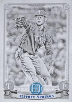 2019 Topps Gypsy Queen - Black & White #255 Jeffrey Springs Front