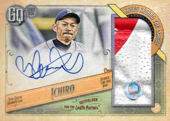 2019 Topps Gypsy Queen - Bases Around the League Autograph Relics #BAL-I Ichiro Front