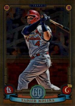 2019 Topps Gypsy Queen - Chrome Box Topper #6 Yadier Molina Front