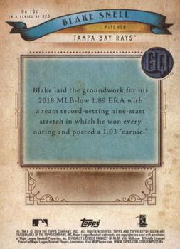 2019 Topps Gypsy Queen - Chrome Box Topper #101 Blake Snell Back