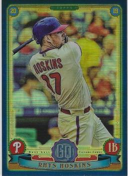 2019 Topps Gypsy Queen - Chrome Box Topper Indigo #102 Rhys Hoskins Front