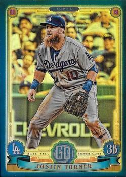 2019 Topps Gypsy Queen - Chrome Box Topper Indigo #221 Justin Turner Front