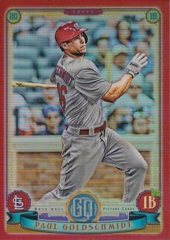 2019 Topps Gypsy Queen - Chrome Box Topper Red #210 Paul Goldschmidt Front