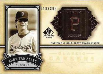 2005 SP Legendary Cuts - Classic Careers #CC-AV Andy Van Slyke Front