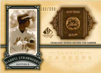 2005 SP Legendary Cuts - Classic Careers #CC-DS Darryl Strawberry Front