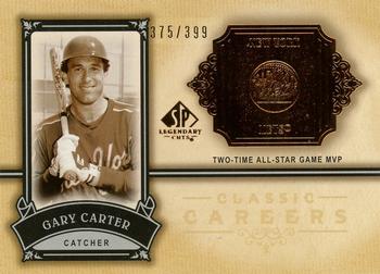 2005 SP Legendary Cuts - Classic Careers #CC-GC Gary Carter Front