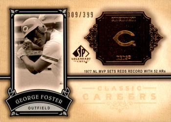 2005 SP Legendary Cuts - Classic Careers #CC-GF George Foster Front
