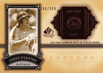 2005 SP Legendary Cuts - Classic Careers #CC-LD Lenny Dykstra Front