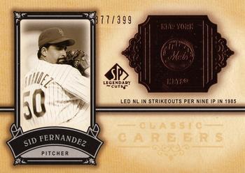 2005 SP Legendary Cuts - Classic Careers #CC-SF Sid Fernandez Front