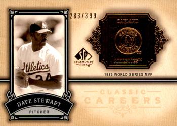 2005 SP Legendary Cuts - Classic Careers #CC-ST Dave Stewart Front