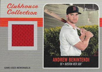 2019 Topps Heritage - Clubhouse Collection Relics Exclusive #ECCR-AB Andrew Benintendi Front