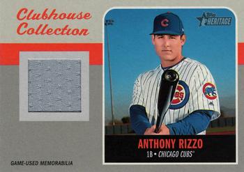 2019 Topps Heritage - Clubhouse Collection Relics Exclusive #ECCR-AR Anthony Rizzo Front