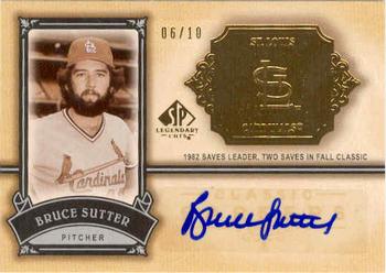 2005 SP Legendary Cuts - Classic Careers Autograph #CC-SU Bruce Sutter Front