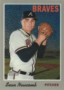 2019 Topps Heritage - Chrome (Walmart Exclusives) #THC-17 Sean Newcomb Front