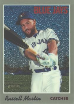 2019 Topps Heritage - Chrome (Walmart Exclusives) #THC-19 Russell Martin Front