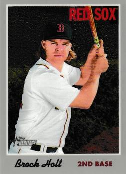 2019 Topps Heritage - Chrome (Walmart Exclusives) #THC-39 Brock Holt Front