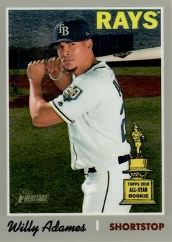 2019 Topps Heritage - Chrome (Walmart Exclusives) #THC-211 Willy Adames Front