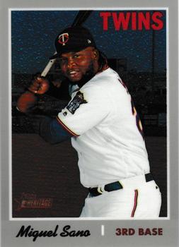 2019 Topps Heritage - Chrome (Walmart Exclusives) #THC-226 Miguel Sano Front