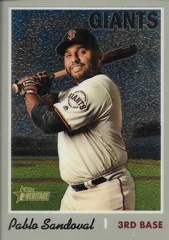 2019 Topps Heritage - Chrome (Walmart Exclusives) #THC-276 Pablo Sandoval Front