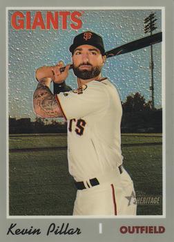 2019 Topps Heritage - Chrome (Walmart Exclusives) #THC-598 Kevin Pillar Front