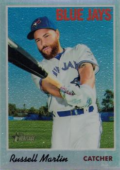 2019 Topps Heritage - Chrome Refractor (Walmart Exclusives) #THC-19 Russell Martin Front