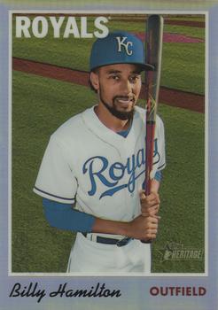 2019 Topps Heritage - Chrome Refractor (Walmart Exclusives) #THC-115 Billy Hamilton Front