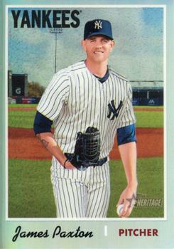 2019 Topps Heritage - Chrome Refractor (Walmart Exclusives) #THC-138 James Paxton Front