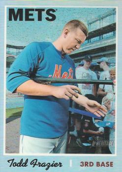 2019 Topps Heritage - Chrome Refractor (Walmart Exclusives) #THC-214 Todd Frazier Front